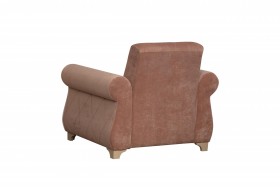 Кресло для отдыха "Порто" (велюр киви корица / микровельвет крем) в Курагино - kuragino.katalogmebeli.com | фото 6