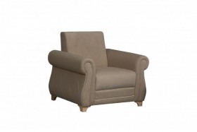 Кресло для отдыха "Порто" (велюр киви латте / микровельвет крем) в Курагино - kuragino.katalogmebeli.com | фото