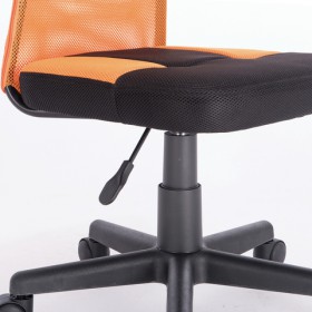Кресло компактное BRABIX Smart MG-313 (черный, оранжевый) в Курагино - kuragino.katalogmebeli.com | фото 5
