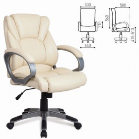 Кресло офисное BRABIX Eldorado EX-504 (бежевый) в Курагино - kuragino.katalogmebeli.com | фото