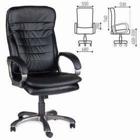Кресло офисное BRABIX Omega EX-589 (черное) в Курагино - kuragino.katalogmebeli.com | фото