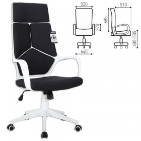 Кресло офисное BRABIX Prime EX-515 (черная ткань) в Курагино - kuragino.katalogmebeli.com | фото