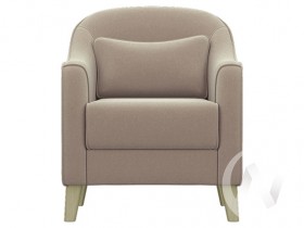 Кресло отдыха Комфорт-4 (бесцветный лак/CATANIA LATTE) в Курагино - kuragino.katalogmebeli.com | фото 2