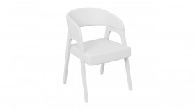 Кресло «Техас 1» (Белый матовый/Экокожа Белый №66) в Курагино - kuragino.katalogmebeli.com | фото