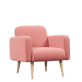 Уилбер ЛД.306010.000 Кресло (Светло-розовый, ткань UNI IDEA 1031) в Курагино - kuragino.katalogmebeli.com | фото 2