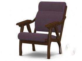Кресло Вега-10 (орех лак/ULTRA PLUM) в Курагино - kuragino.katalogmebeli.com | фото