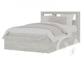 Кровать 1,2 МС Гранд (дуб крафт белый) в Курагино - kuragino.katalogmebeli.com | фото