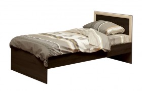 Кровать одинарная 21.55 (шир. 900) с настилом (венге/профиль дуб линдберг)/осн. в Курагино - kuragino.katalogmebeli.com | фото