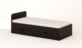 Кровать с ящиками 900 (Венге) в Курагино - kuragino.katalogmebeli.com | фото