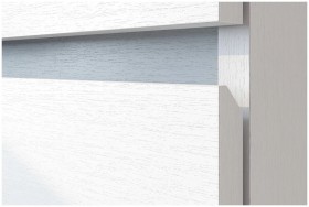 Модульная система "Токио" Пенал Белый текстурный / Белый текстурный в Курагино - kuragino.katalogmebeli.com | фото 3