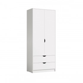 Шкаф для одежды 13.327 Уна (Белый) в Курагино - kuragino.katalogmebeli.com | фото
