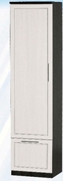 Шкаф средний с ящиком ДЛЯ ГОСТИНОЙ ШСЯ-450 Венге/Дуб выбеленный в Курагино - kuragino.katalogmebeli.com | фото