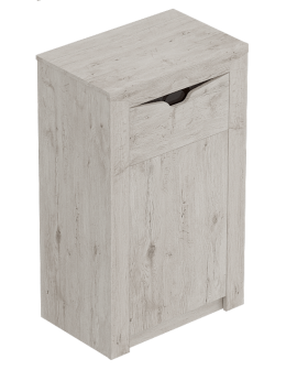 Тумба с дверцей и ящиком Соренто Дуб бонифаций/Кофе структурный матовый в Курагино - kuragino.katalogmebeli.com | фото