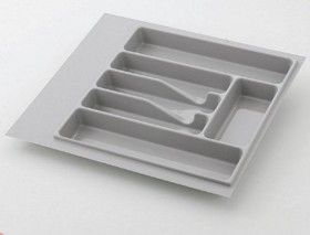 Вкладыш для кухонных принадлежностей, серый, Volpato 400 мм в Курагино - kuragino.katalogmebeli.com | фото